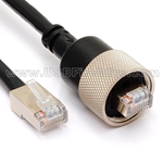 RJ45 Extension Cable <br> Screw-Lock w/ Strain Relief