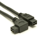 FireWire 800 Short Cable - Left Angle