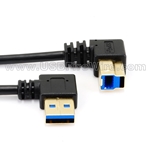 USB 3 A Left to B Up<br>(Ultra-Thin Cable)