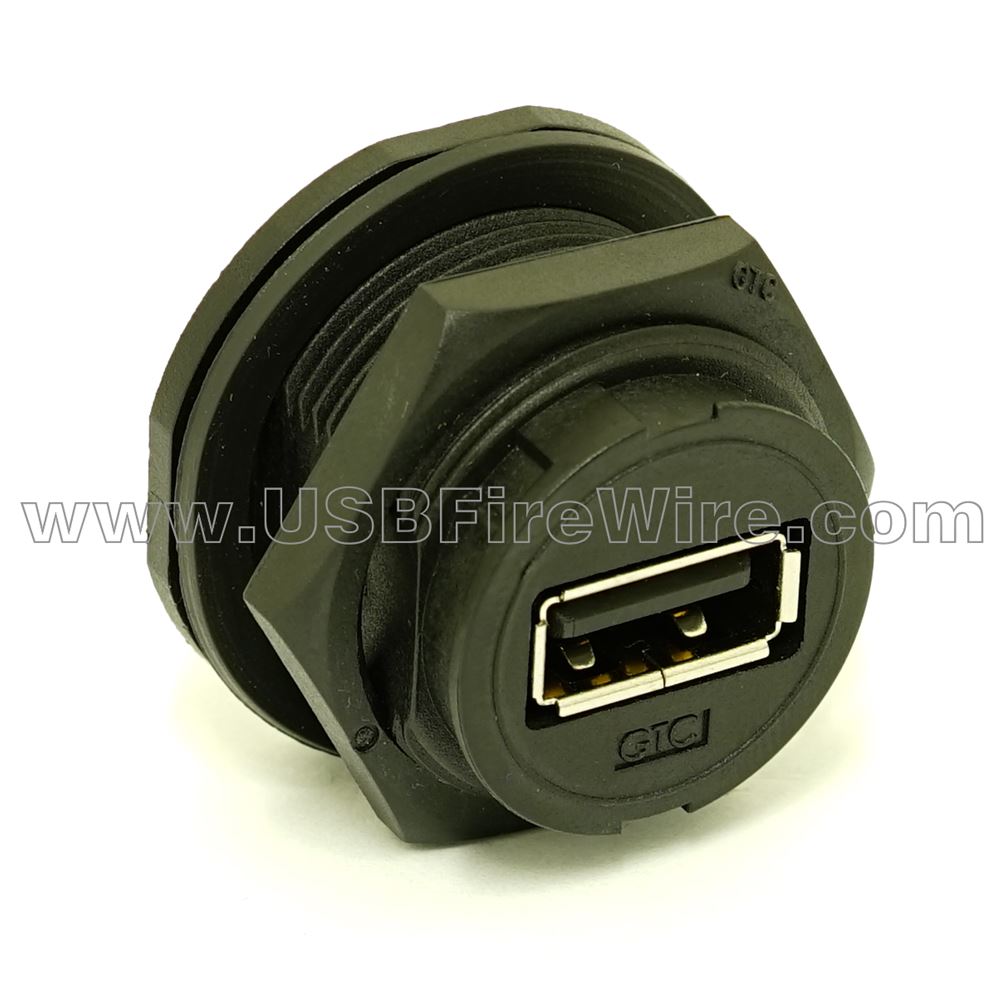 Weatherproof USB A Female Connector - 877.522.3779 