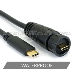 USB 3.1 Waterproof Plastic Extension