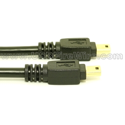 USB 2.0 Mini-B Male To Mini-B Male Cable - 877.522.3779 - USBFireWire.com