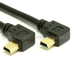 USB Right Angle USB Mini-B Extension - 5 wires - 877.522.3779 